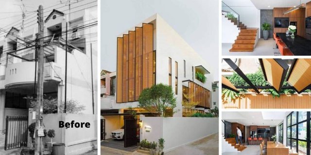 Transformasi Rumah Jadul Jadi Berdesain Modern Tropis