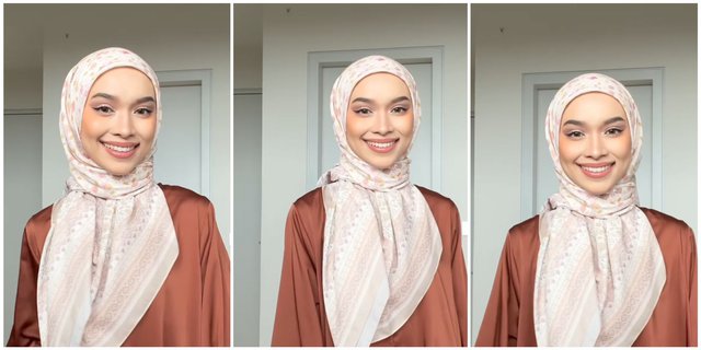 Tutorial Hijab Segiempat Spesial untuk Hari Raya Lebaran 