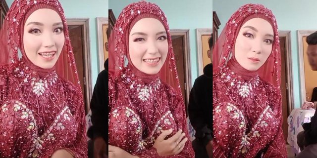 Viral Wanita Pamer Pakai Baju Pengantin dan Makeup, Netizen Malah Salfok Sama Bagian Ini