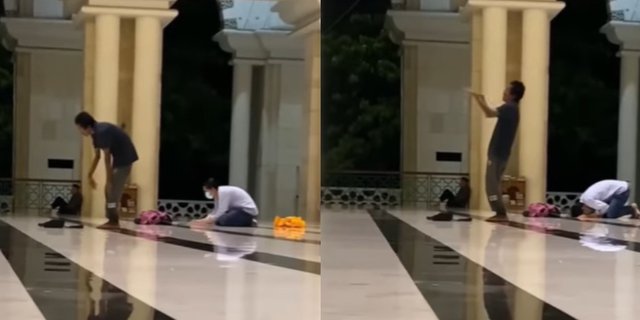 Video Pria Disabilitas Sholat di Masjid, Bikin Publik Tertampar