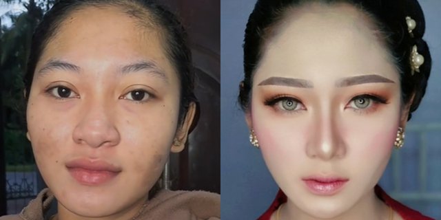 Client's Makeup During Graduation, MUA's Makeup Results Make the Face Resemble Dinda Kirana