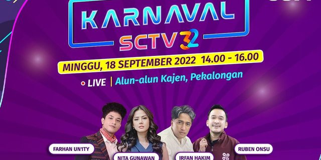 SCTV Carnival Held in Pekalongan, Top Singers and Artists Attended