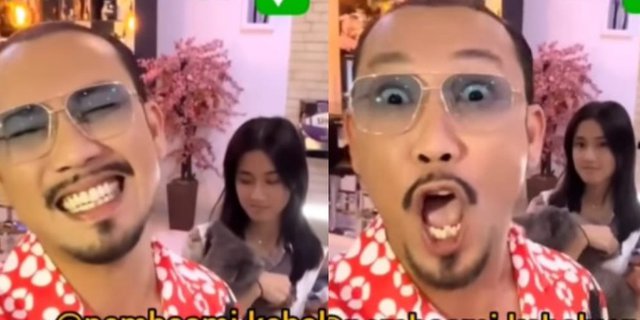 Denny Sumargo Nyanyikan Lagu 'Tak Ingin Usai', Ekspresi Keisya Levronka Bikin Salfok