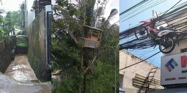 Deretan Foto Absurd Kendaraan Nangkring di Tempat Tak Lazim yang Bikin Otak Berpikir Keras, Korban Google Maps?