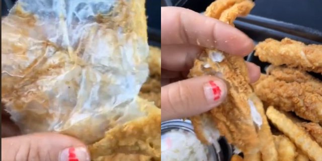 Buy Crispy Chicken, This Woman is Surprised to Get Fried Paper