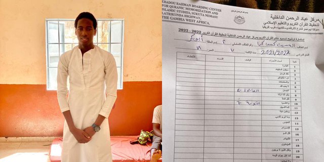 At the Age of 18, Hafiz Gambia Recites the Entire Quran for 7 Hours Without a Single Mistake