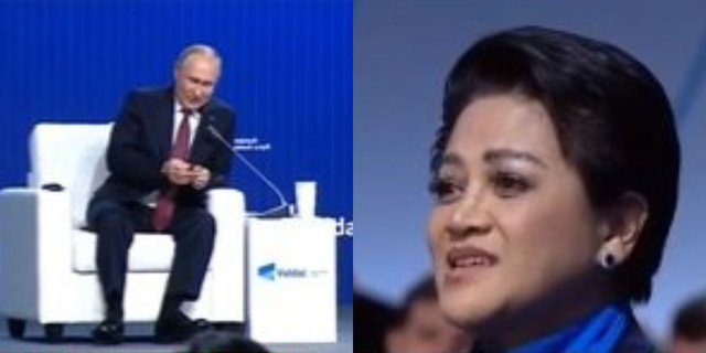 Indonesian Woman Talks to Russian President Vladimir Putin and is Praised for Being Beautiful, Turns Out She's Not Just Anyone