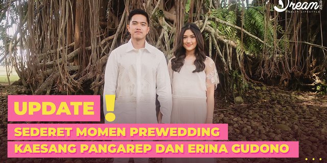 A Series of Pre-wedding Moments of Kaesang Pangarep and Erina Gudono