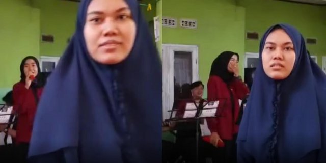 Niat Bikin Dokumentasi Saat Tampil di Hajatan, Biduan Kaget Tiba-tiba Ada yang Muncul Depan Kamera, Netizen Salfok Sama Wajahnya