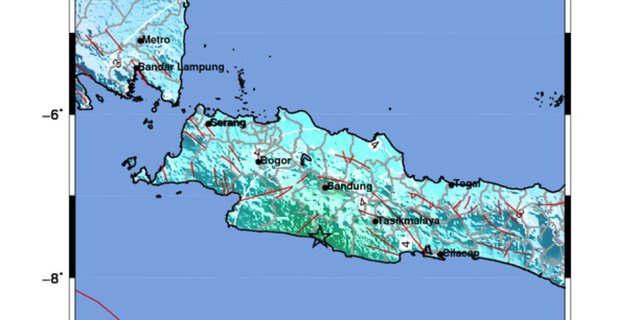 Gempa Guncang Barat Daya Garut Magnitudo 6 4 Tidak Berpotensi Tsunami