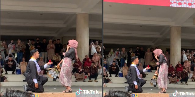 Lamar Kekasih Usai Wisuda Aksi Mahasiswa Teknik Ini Bikin Baper Orang