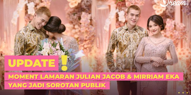 Momen Lamaran Julian Jacob & Mirriam Eka yang Jadi Sorotan Publik