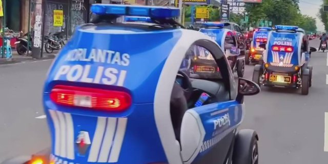 Mobil Patroli Polisi di Jawa Tengah Berbentuk Futuristik