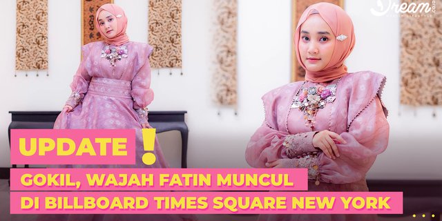 Wajah Fatin Mejeng Di Billboard Times Square New York