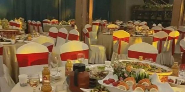 Luxurious Wedding Goes Viral with Five-Star Cuisine, Bride Cries as No Guests Attend