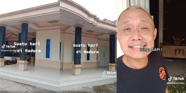 Viral! Rumah Besar dan Mewah Berlantai Marmer di Pelosok Madura Ini Ternyata Kandang Sapi