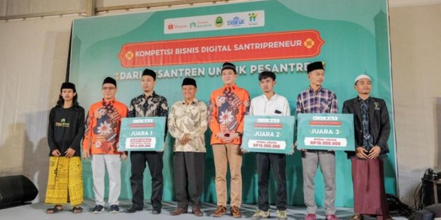 Digital Business Competition Champion of Barokah Santri Shopee in West Java, from Vegetable Sellers to Funeral Equipment