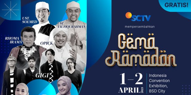 'Gema Ramadan SCTV' to be Held This Weekend with a Star-Studded Lineup