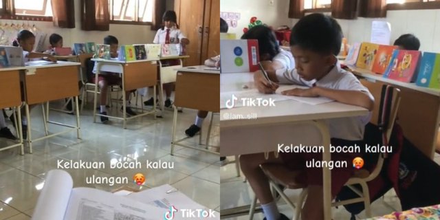 Anti Cheating! Action of Elementary School Child Building a Fortress During an Exam Makes Netizens Nostalgic