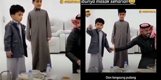 Innocent Child Confronts Guests at His House because He Feels Sorry for His Tired Mother Cooking, Everyone Laughs Instead