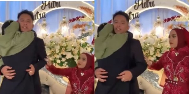 Panicked Bride Hugs Someone Else's Husband at the Wedding, the Ending is Hilarious