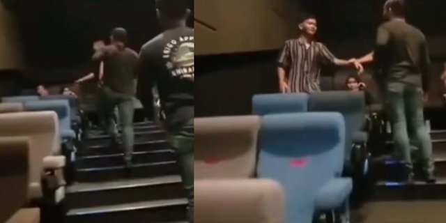 Viral! Video of the Moment Motorcycle Theft Suspect is Caught While Enjoying a Movie in the Cinema with His Girlfriend