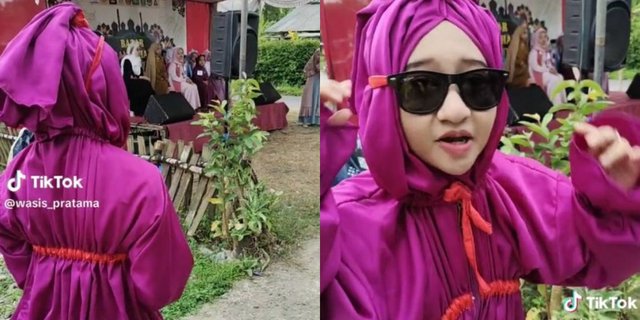 Anti Mainstream! Unique 'Purple Pocong' Dress Idea Suitable for Attending Ex's Wedding