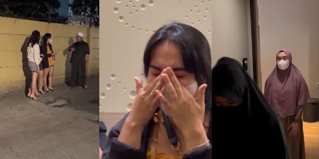 Viral Video 'Wanita Malam' Crying and Confessing to Repentance When Meeting Ustaz Ebit Lew, So Graceful When Wearing a Gamis