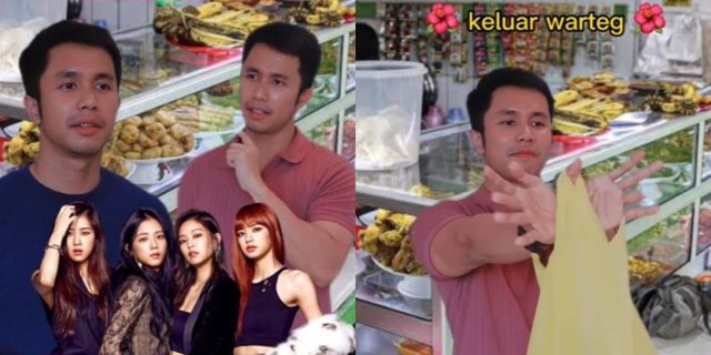 This Man Parodies BLACKPINK Members at a Warung, What Does He Buy?