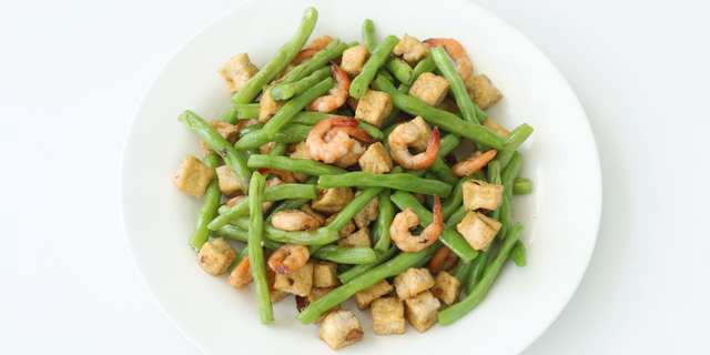 Recipe for Nutritious Sauteed Green Beans with Shrimp