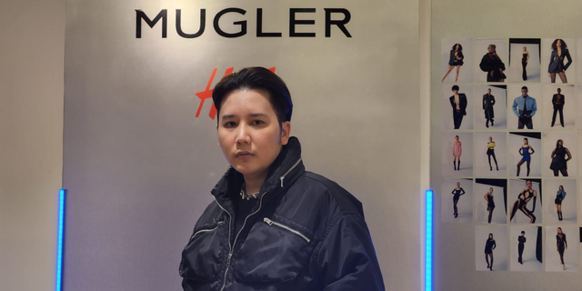 Fierce Look Rangga Moela in H&M and Mugler Collaboration Collection