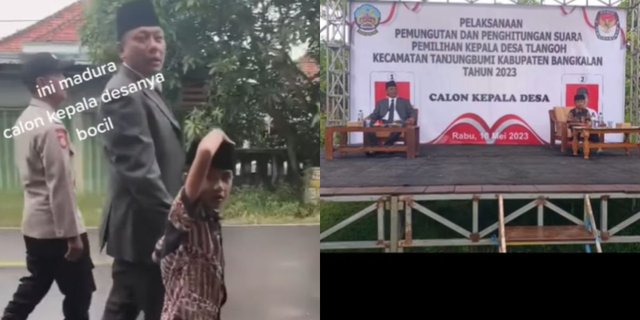 Viral Video Bocah Laki-Laki Diduga Jadi Calon Kepala Desa di Bangkalan Madura, Kok Bisa?