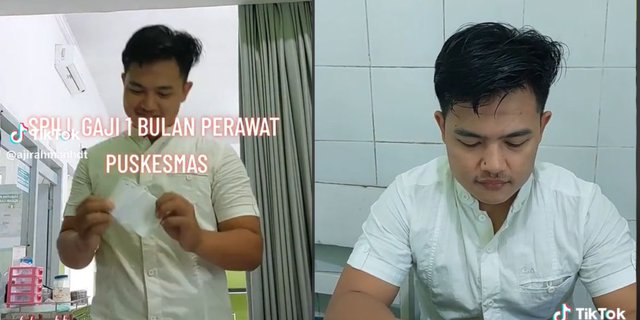 Video Perawat Puskesmas Unboxing Amplop Gaji Bulanan, Netizen Nelangsa Lihat Nominal tak Sebanding Biaya Kuliah