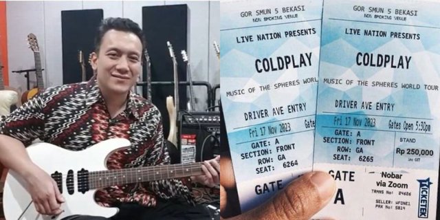 Heboh! Ipar Eks Panglima TNI Pamer Tiket Coldplay, Harganya Cuma Rp250 Ribu Nontonnya di Bekasi Bukan GBK