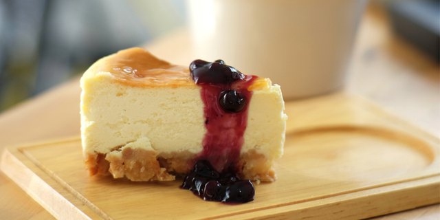 Low-Calorie Blueberry Cheese Cake, No Need to Worry About Failing Your Diet