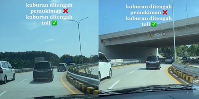 Viral Penampakan Ribuan Kuburan di Tengah Jalan Tol Cibubur, Bikin Geger Netizen, Ini 8 Potretnya Bikin Ngeri