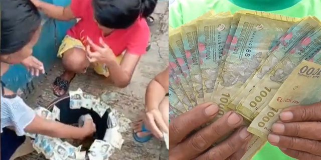 Residents of Sumedang are Excited to Find Hundreds of Rp1,000 Banknotes in the Sewer, the Owner Makes People Curious