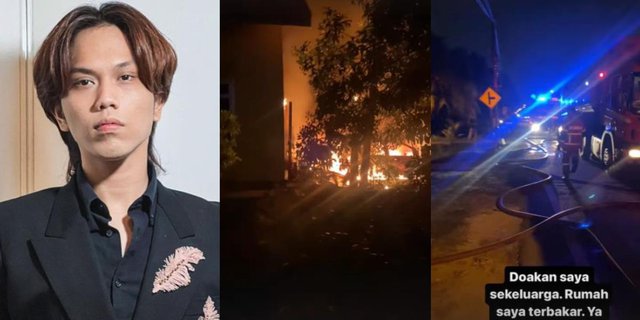 'Pray for My Family', Young Artist Hysterical Seeing House Burned After Returning from Concert, 8 Motorcycles and 1 Car Burned to Ashes