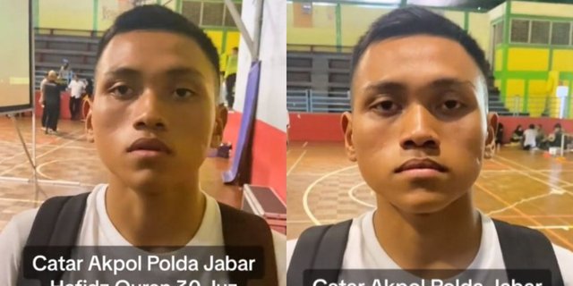 Viral Candidate for Akpol Polda Jabar Gets the Highest Score in Physical Test, Turns Out to be a Hafiz of the Quran 30 Juz, His Voice is So Calming