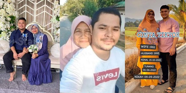 Viral! Grandmother's Marriage with a Young Man 35 Years Apart, Starting from Acquaintance on TikTok