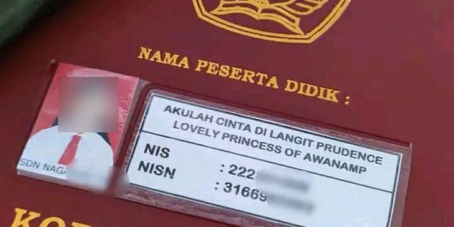 SD Students in Karawang Have a Name 'I am Love in the Sky Prudence Lovely Princess of Awanamp', But the Nickname Doesn't Match