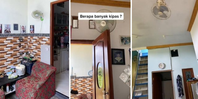 Unique House in Surabaya Resembles an Electronics Store, Almost Every Room Has a Fan