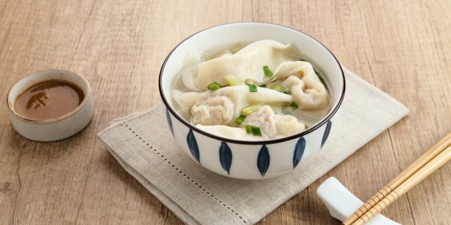 Homemade Steamed Dumplings, Delicious Low-Fat Snack