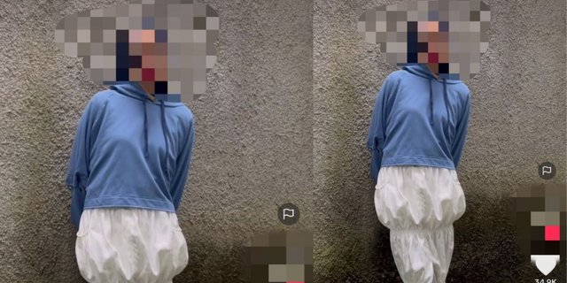 TikToker Wearing Tiered Skirt Receives Funny Comments: 'Looks Like Pocong'