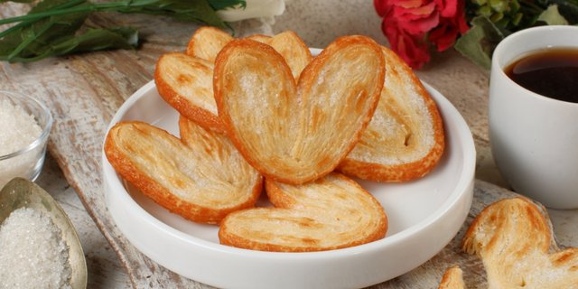 Make Palmier Puff Pastry with Only 4 Ingredients, Tastes Similar to Legendary Snacks