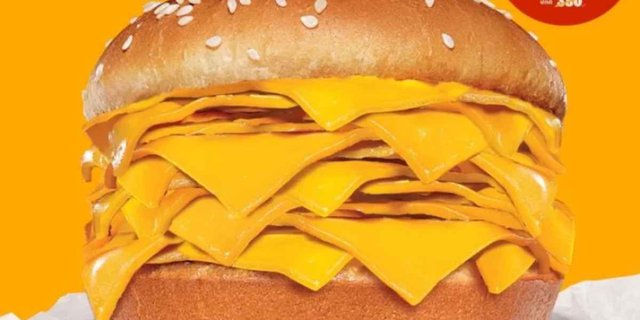 Burger with 20 Layers of Cheese Causes a Stir in Thailand