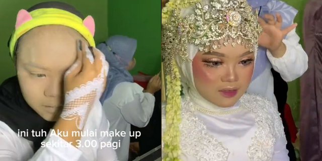 Bride in Bogor Does Her Own Makeup, the Result Looks Flawless and Comparable to MUA's