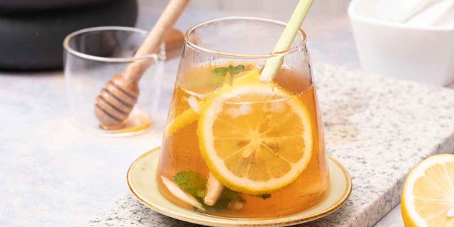 Chef's Version Iced Tea, Rich in Flavor with Extra Ingredients