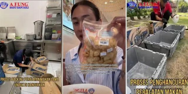 Destroy Equipment After Influencer Eats Using Pork Crackers, Baso A Fung Stall at Ngurah Rai Airport Threatened to be Closed