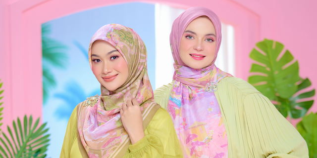 Take a Peek at the Colorful Hijab Collection with Barbie Nuance